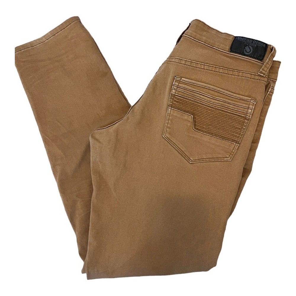 Unified Denim Chino Men's Slim Fit Stretch Pants 32